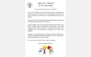 Modalités d'adhésion au CTSV