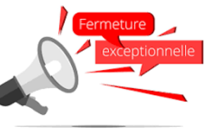 Fermeture des installations pour championnats