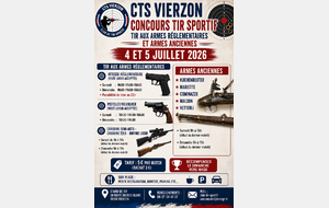 Concours TAR et Armes anciennes 2026