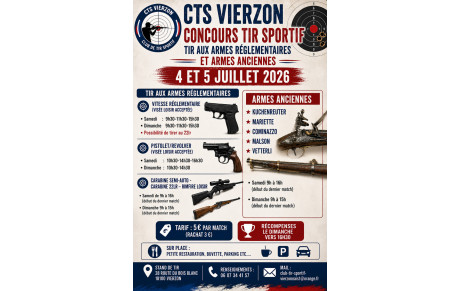 Concours TAR et Armes anciennes 2026